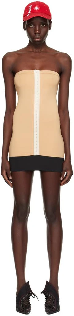 Raga Malak Beige & Black Daria Minidress 1