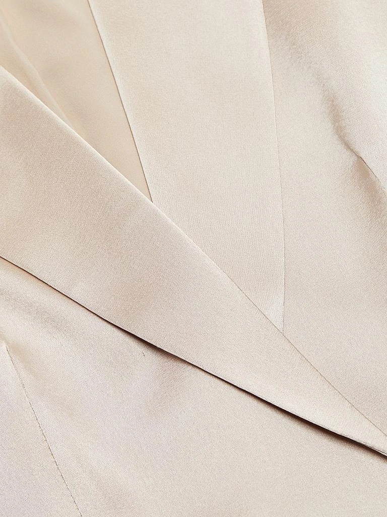 Tahari Ashlynn Satin Single-Breasted Blazer 7