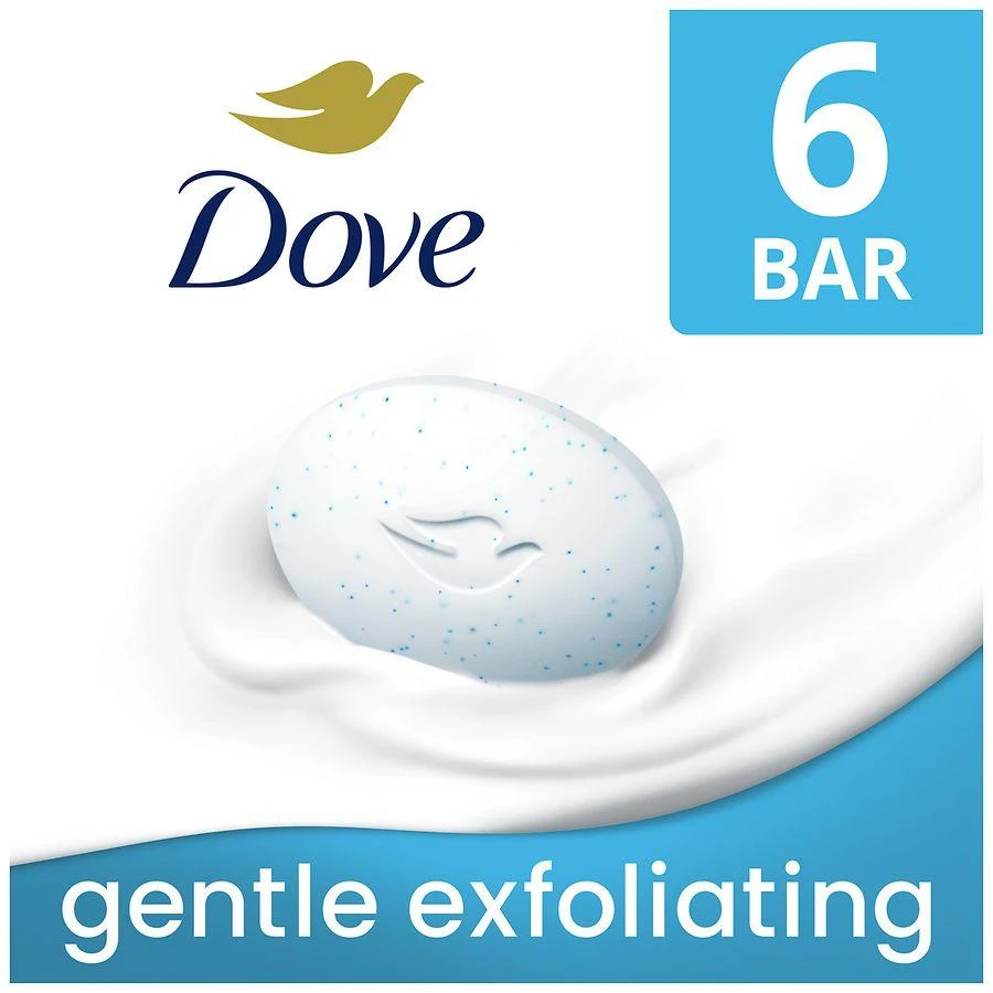 Dove Beauty Bar Gentle Exfoliating With Mild Cleanser Gentle Exfoliating 3