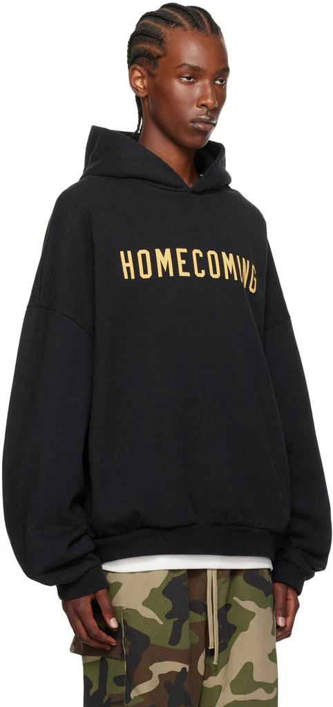 Essentials Black Heavyweight Hoodie 2