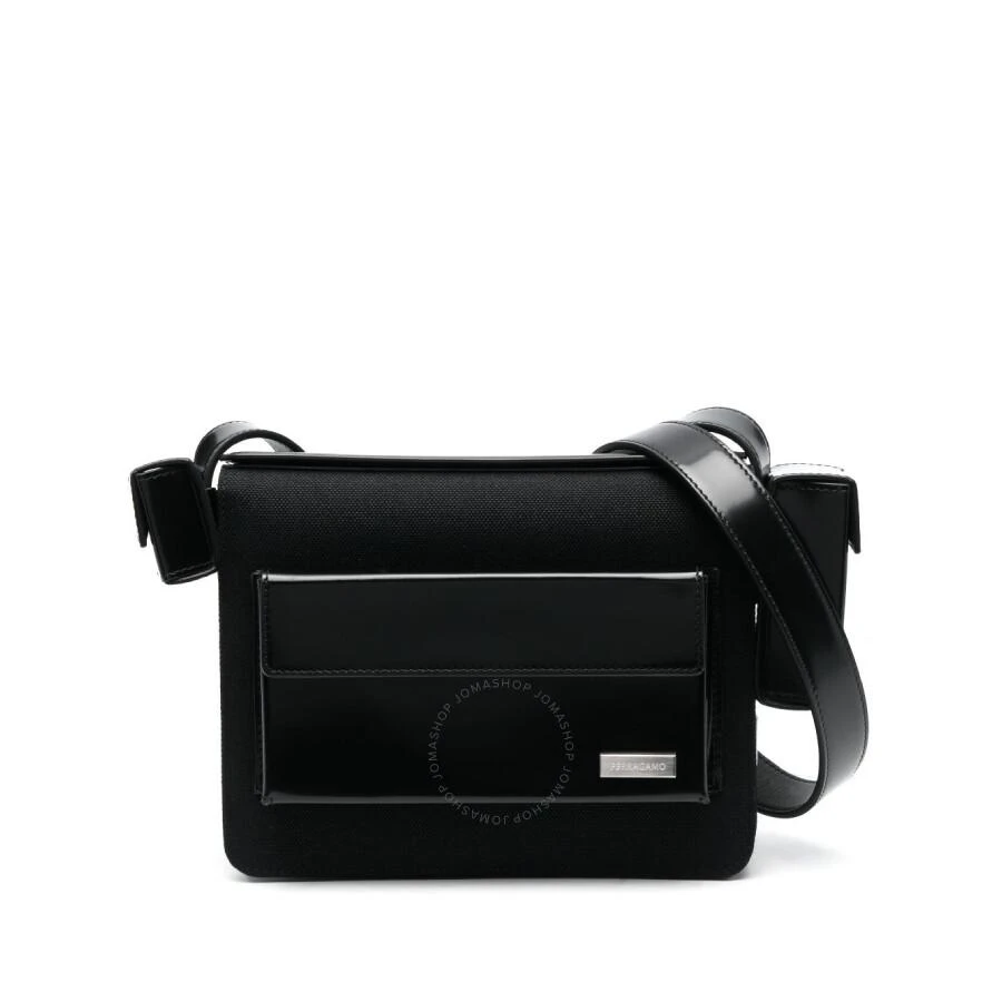 Salvatore Ferragamo Multi-Pocket Zipped Calf Leaather Shoulder Bag 1