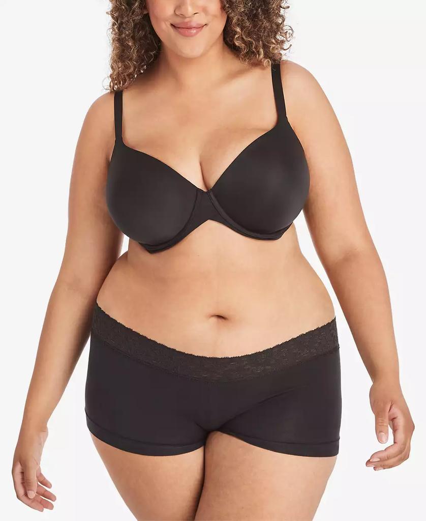 Maidenform Cotton Dream Lace Boyshort Underwear 4085