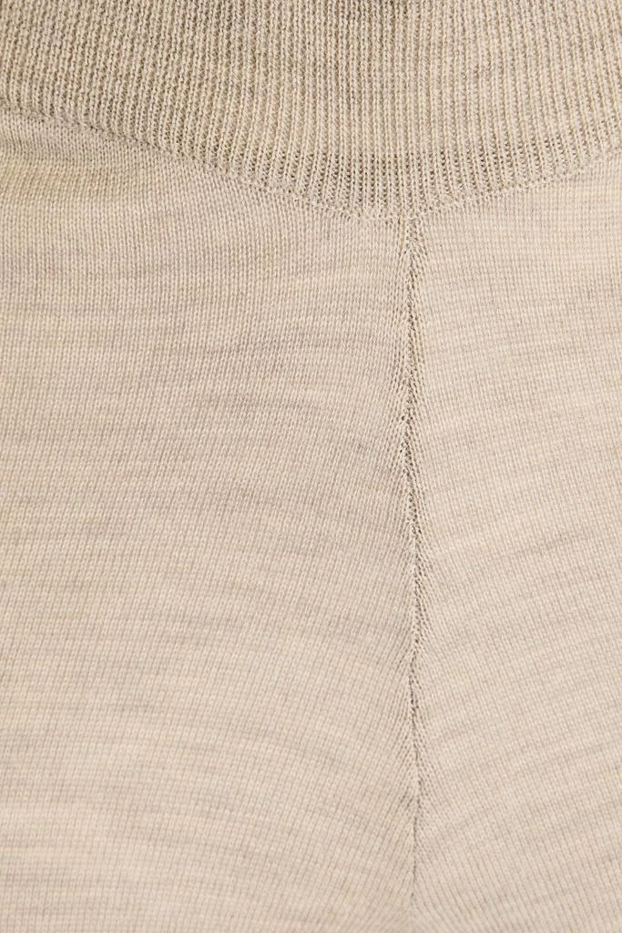 WE NORWEGIANS Geilo striped merino wool-blend flared pants 4