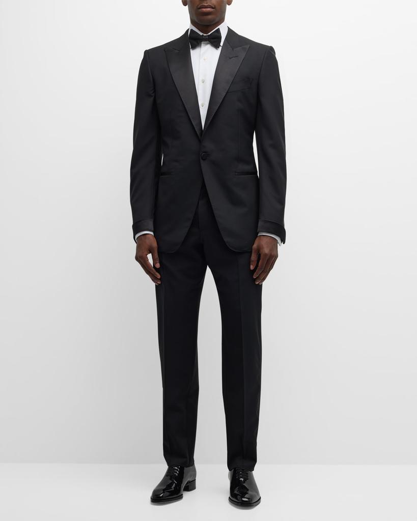Tom Ford Men's Peak-Lapel Wool Tuxedo