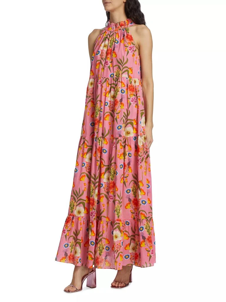 Borgo de Nor Pandora Voile Tiered Maxi Dress 4