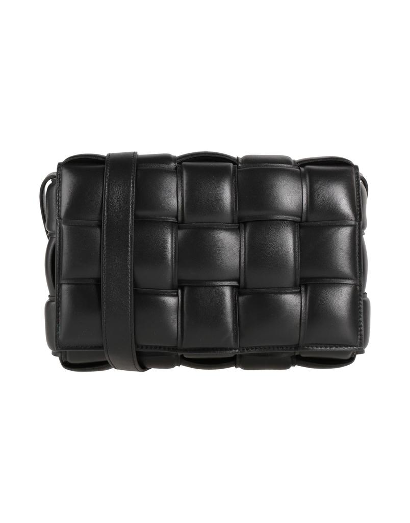 ショルダーバッグ BOTTEGA VENETA BLACK LEATHER DIAGO CROSSBODY BAG BOTTEGA VENETA Diago Large $3500 Black Intreccio Leather