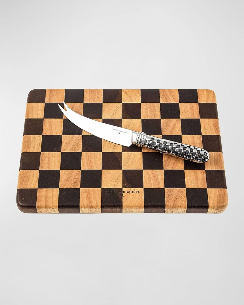 MacKenzie-Childs Check Cheese Board Set 1