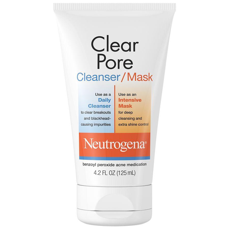 Neutrogena Clear Pore 2-In-1 Facial Cleanser & Clay Mask