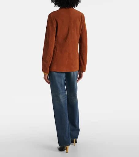 Versace Medusa suede blazer 3