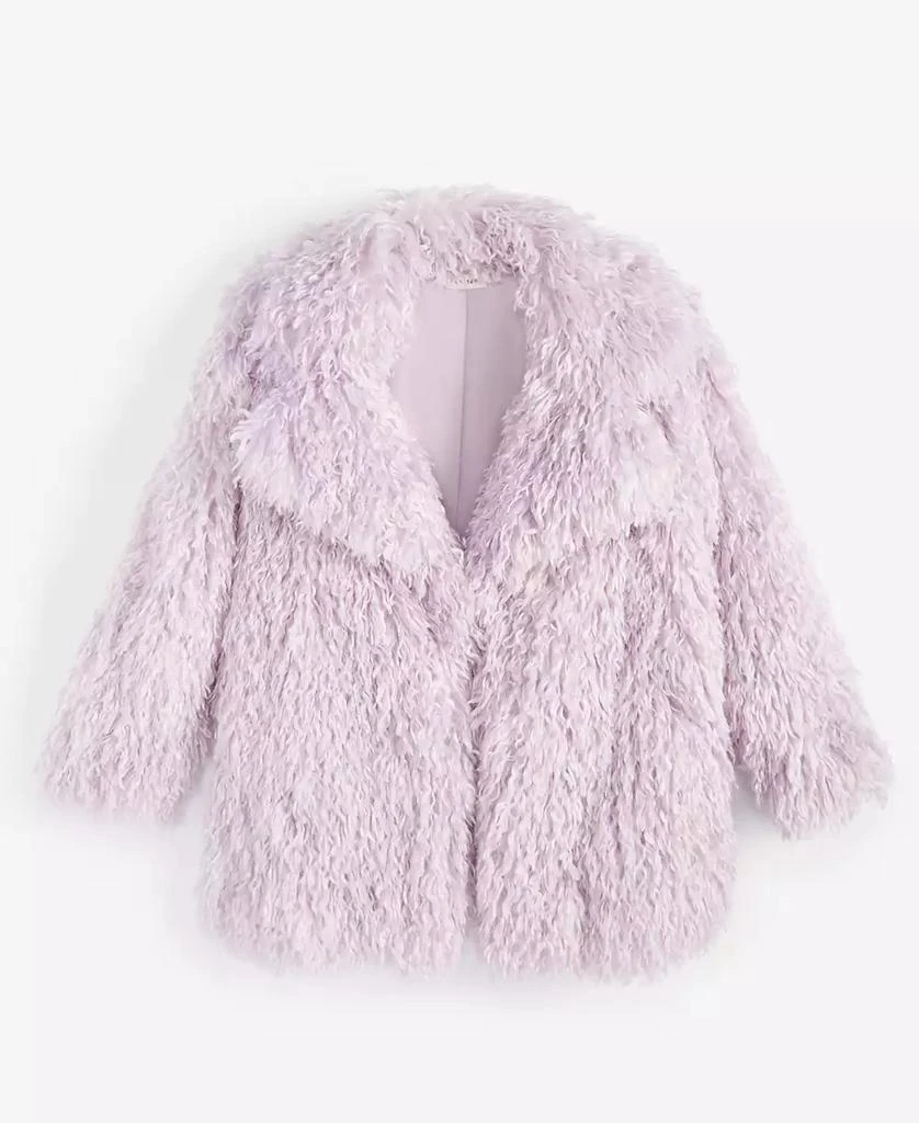 On 34th Women's Solid Faux-Fur Notch-Collar Jacket, Created for Macy's 5