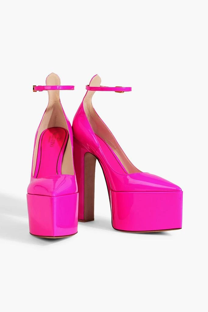 Valentino Tan-Go patent-leather platform pumps 2