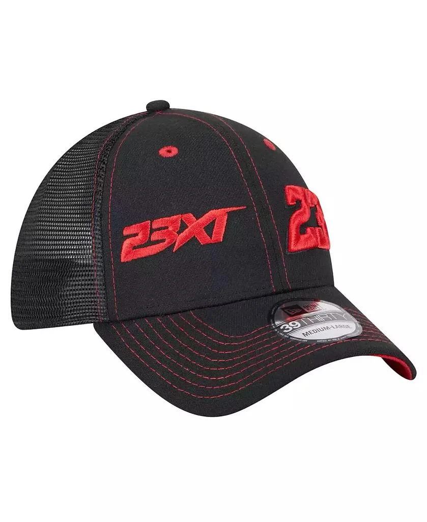 New Era Men's Black Bubba Wallace Driver 39THIRTY Trucker Fitted Hat 4