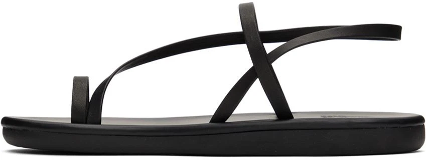 ANCIENT GREEK SANDALS Black Euterpe Sandals 3