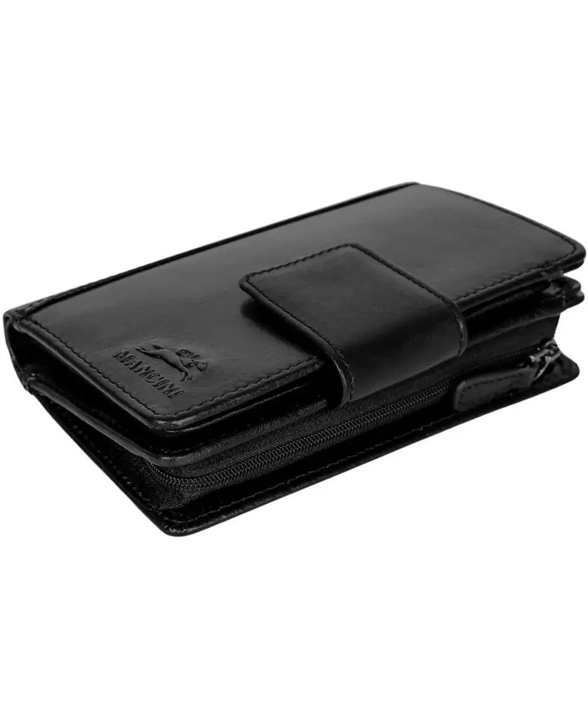 Mancini Leather Goods Pelle D
oro RFID Secure Snap Trifold Wallet 6