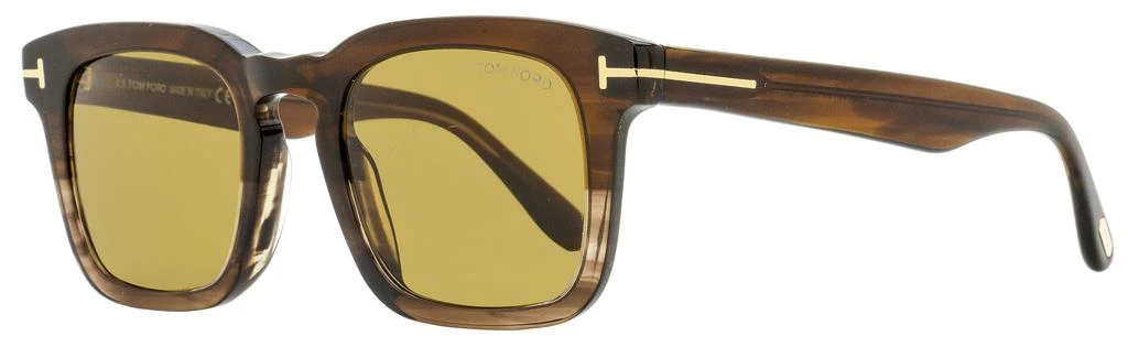 Tom Ford Men's Dax Sunglasses TF751 55E Brown Melange 50mm 1