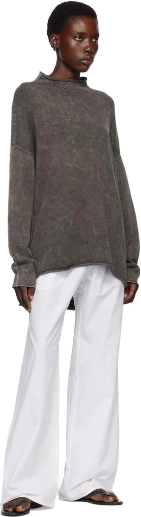 LAUREN MANOOGIAN Gray Fade Rollneck Sweater 4
