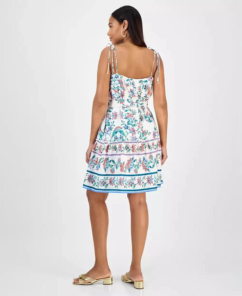 julia jordan Women's Printed Sleeveless Fit & Flare Dress 5