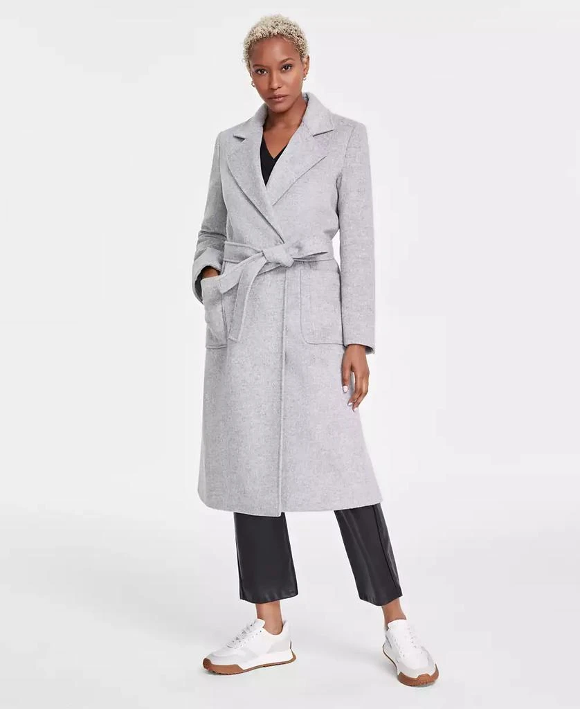 Sam Edelman Women's Shawl-Collar Belted Wrap Coat 1