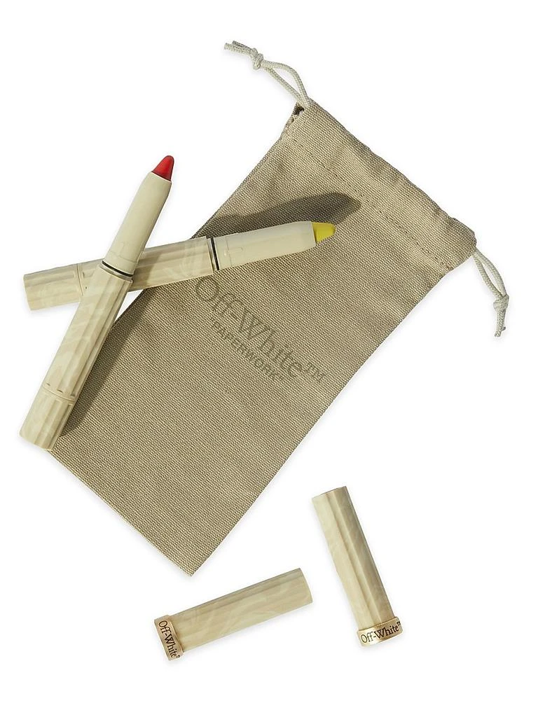 Off-White Imprint Crayon Stick 2-Piece Set 1