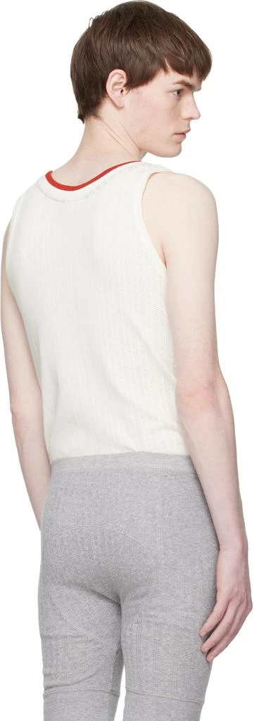 Dries Van Noten Off-White Pointelle Tank Top 3