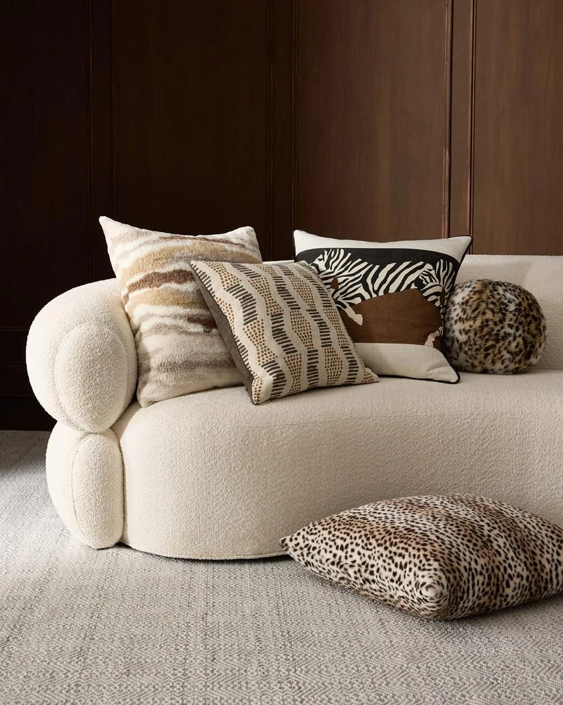 D.V. KAP Home Camille Animal-Print Decorative Pillow, 24" Square 2