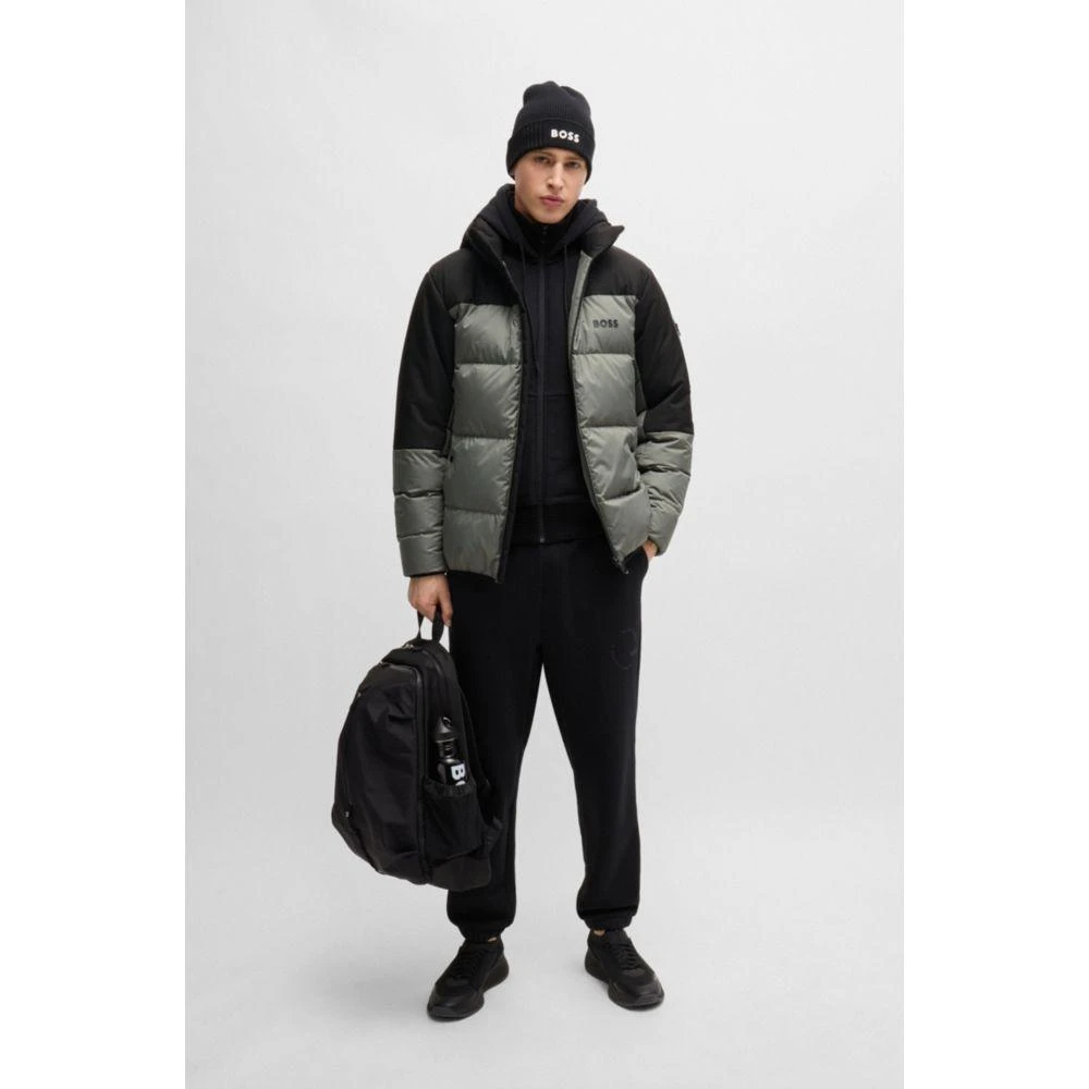 Hugo Boss Water-repellent down jacket with detachable hood 2