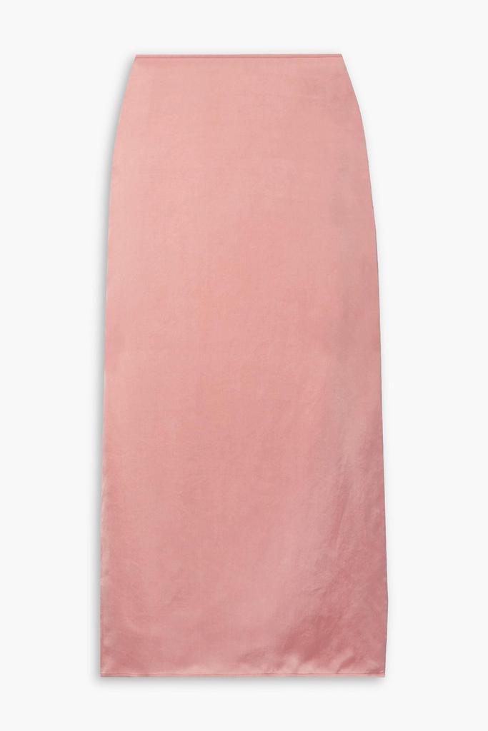 GAUCHERE Vitalia cupro-satin midi skirt