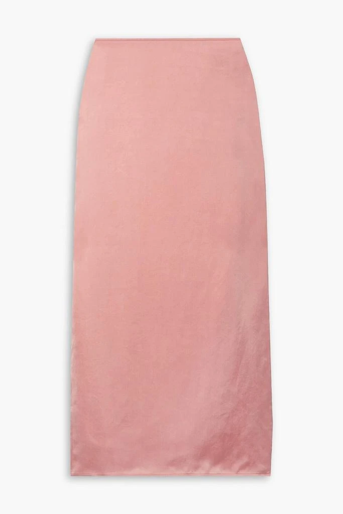 GAUCHERE Vitalia cupro-satin midi skirt 1
