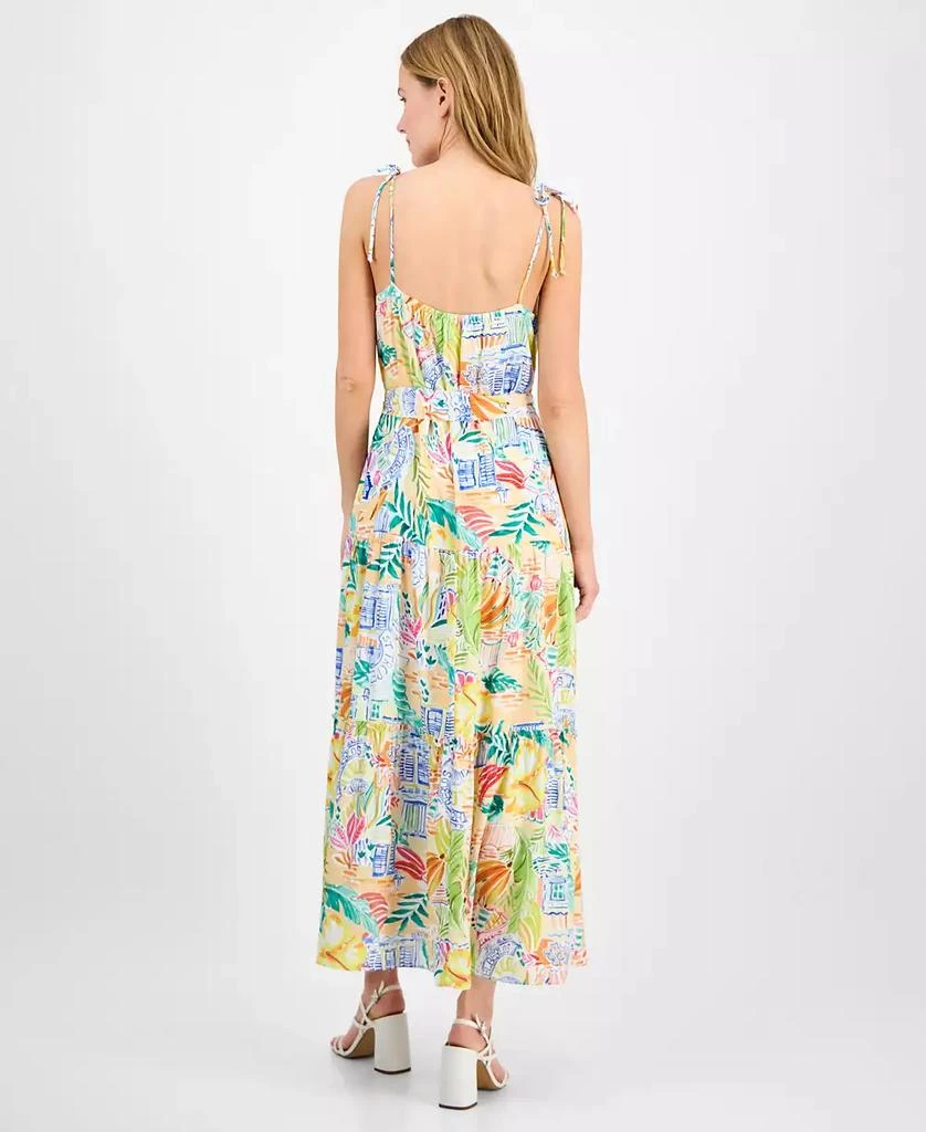 julia jordan Women's Straight-Neck Sleeveless Printed Dress 5