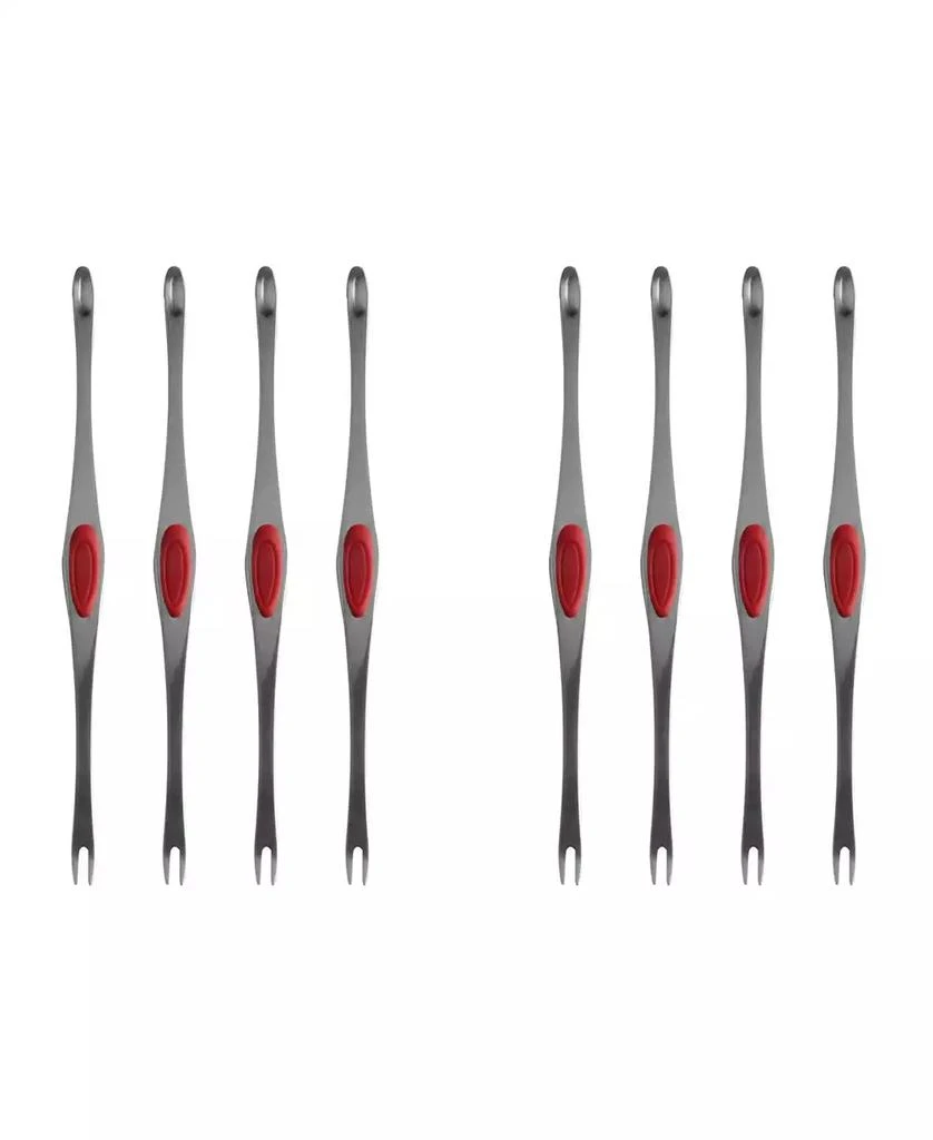 Maine Man Seafood Set of 8 Stainless Steel and Silicone Picks