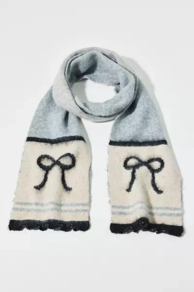 Urban Outfitters Bow Varsity Knit Scarf 2