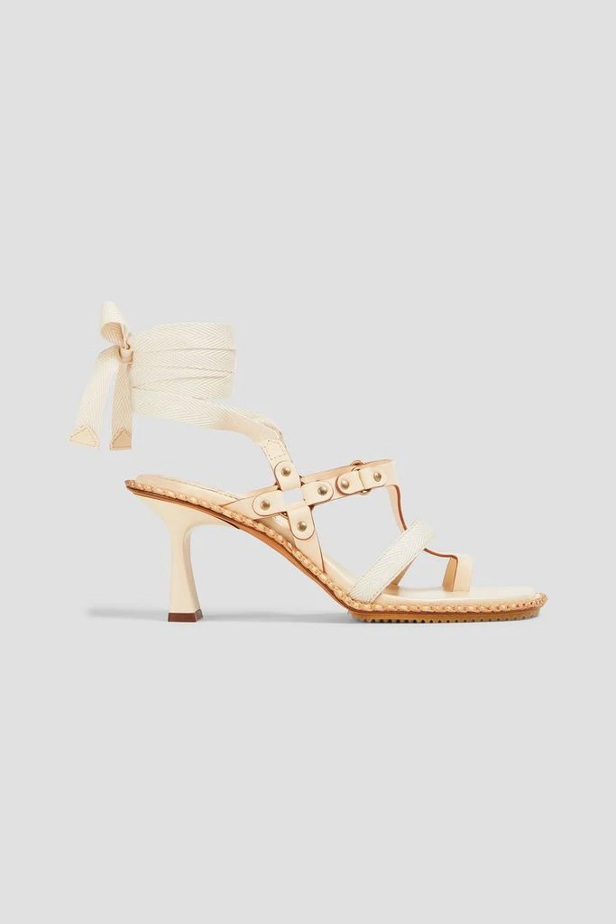 Zimmermann Grosgrain and leather sandals
