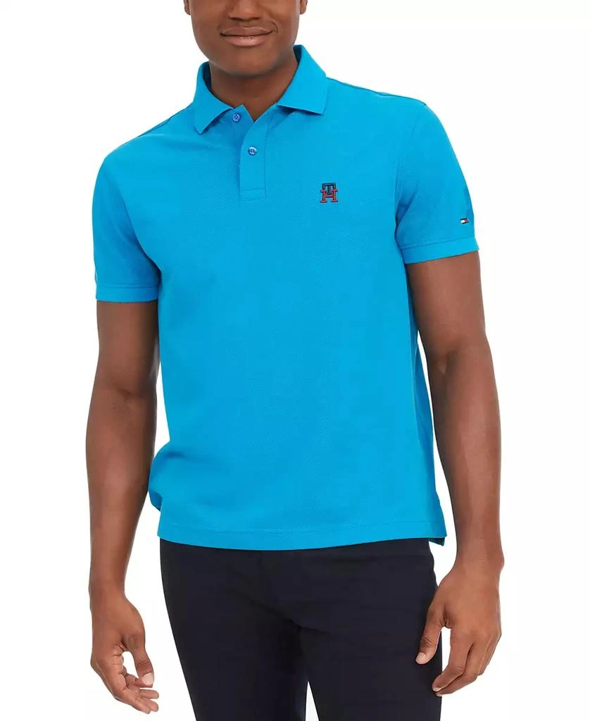 Tommy Hilfiger Classic Fit Short-Sleeve Bubble Stitch Polo Shirt 1