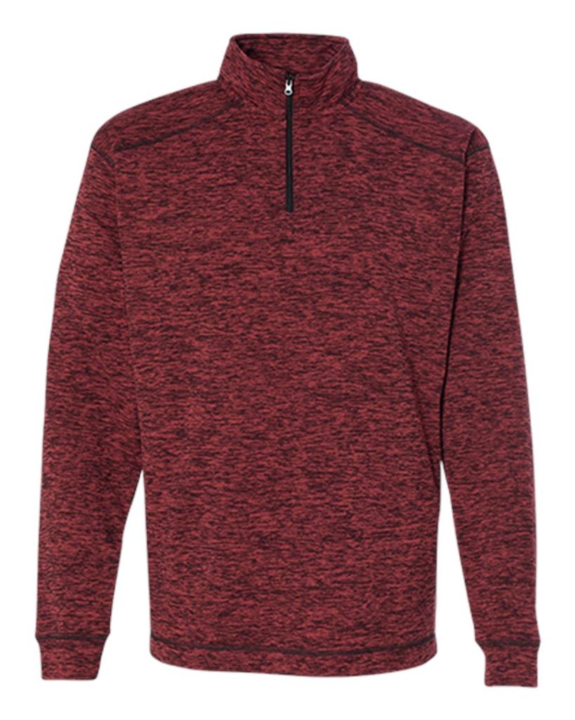 J America Men's Cosmic Fleece Quarter-Zip Sweatshirt