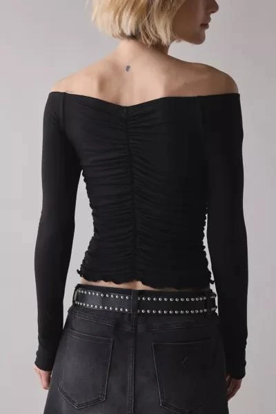 Urban Renewal ReMADE By UO Remnants Ruched Off-The-Shoulder Top 4