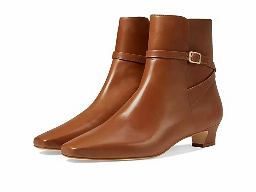 Bernardo Women's Houston Boots - Medium In Luggage Antique Calf 4