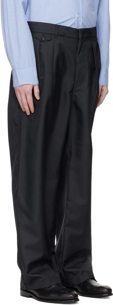 Nanamica Navy Polyester Twill Club Trousers 2