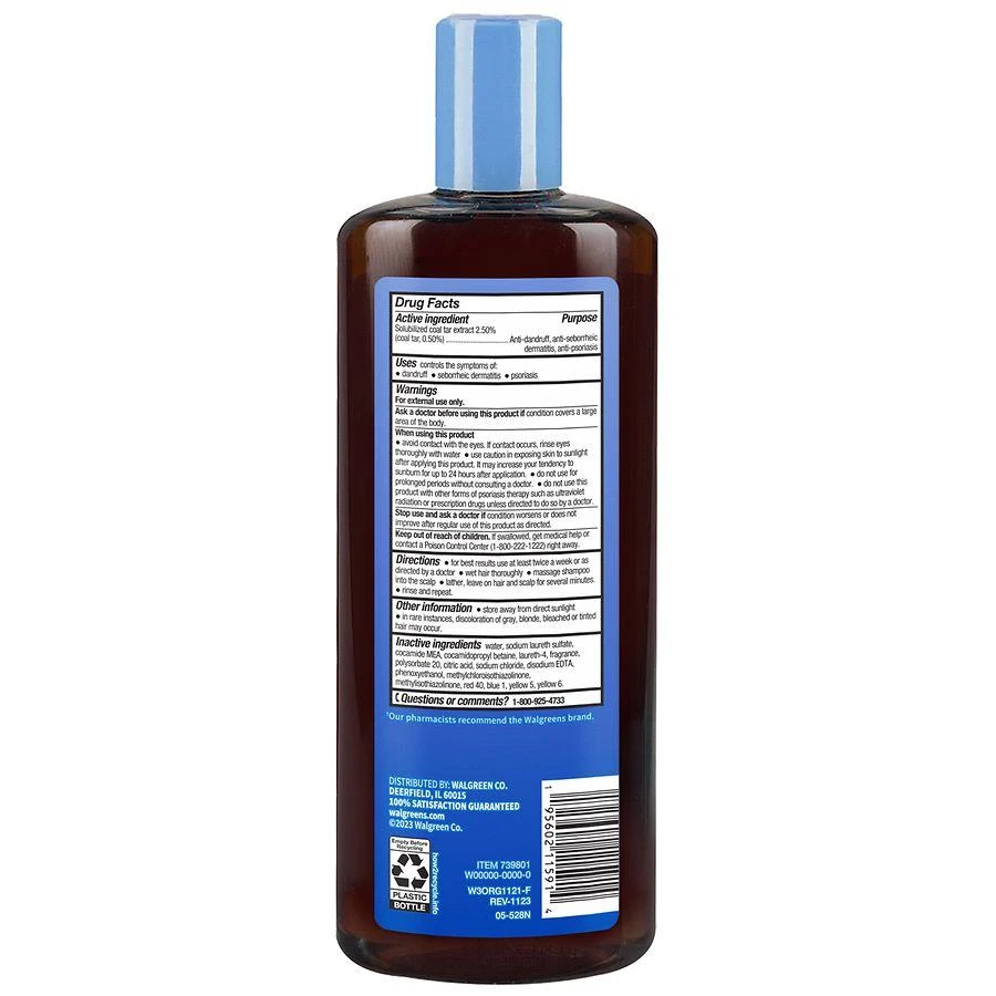 Walgreens T/GEL THERAPEUTIC ANTI-DANDRUFF SHAMPOO ORIGINAL STRENGTH 2