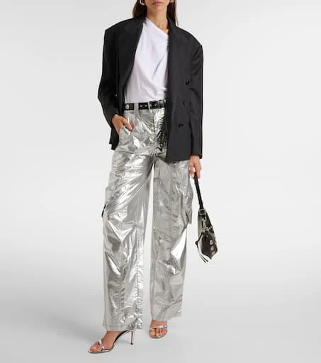 Isabel Marant Divina wide-leg cargo jeans 2