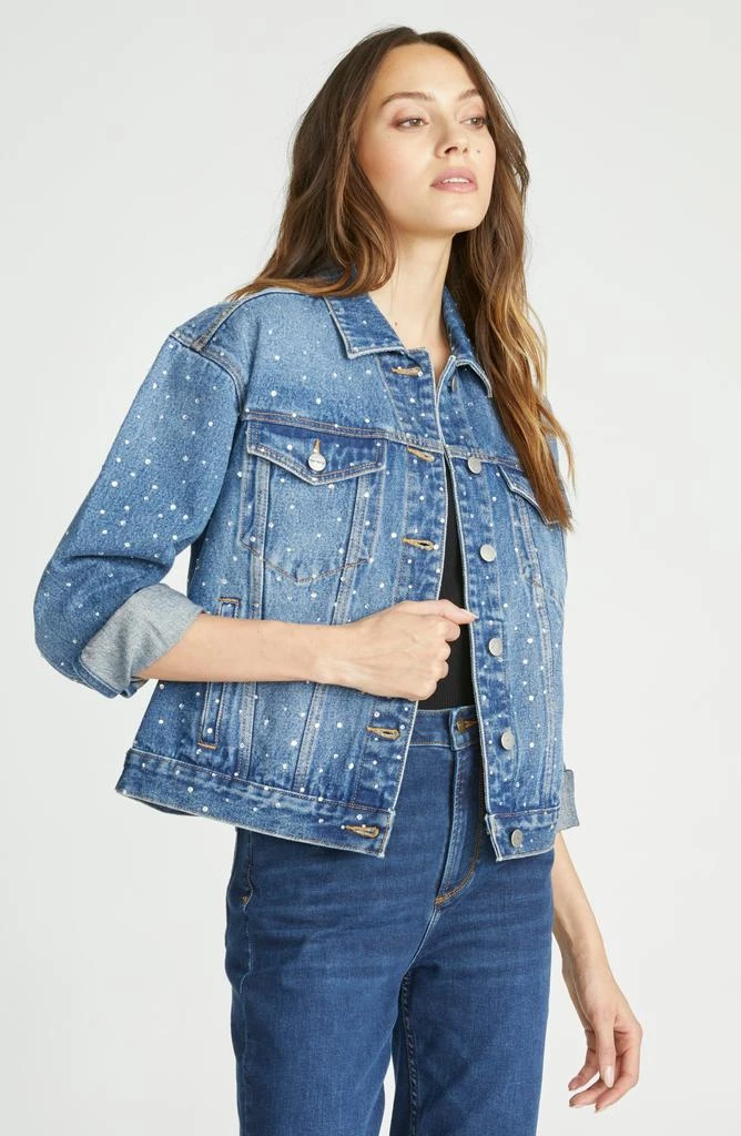 Driftwood x After Party Rhinestone Embellished Jean Jacket 8