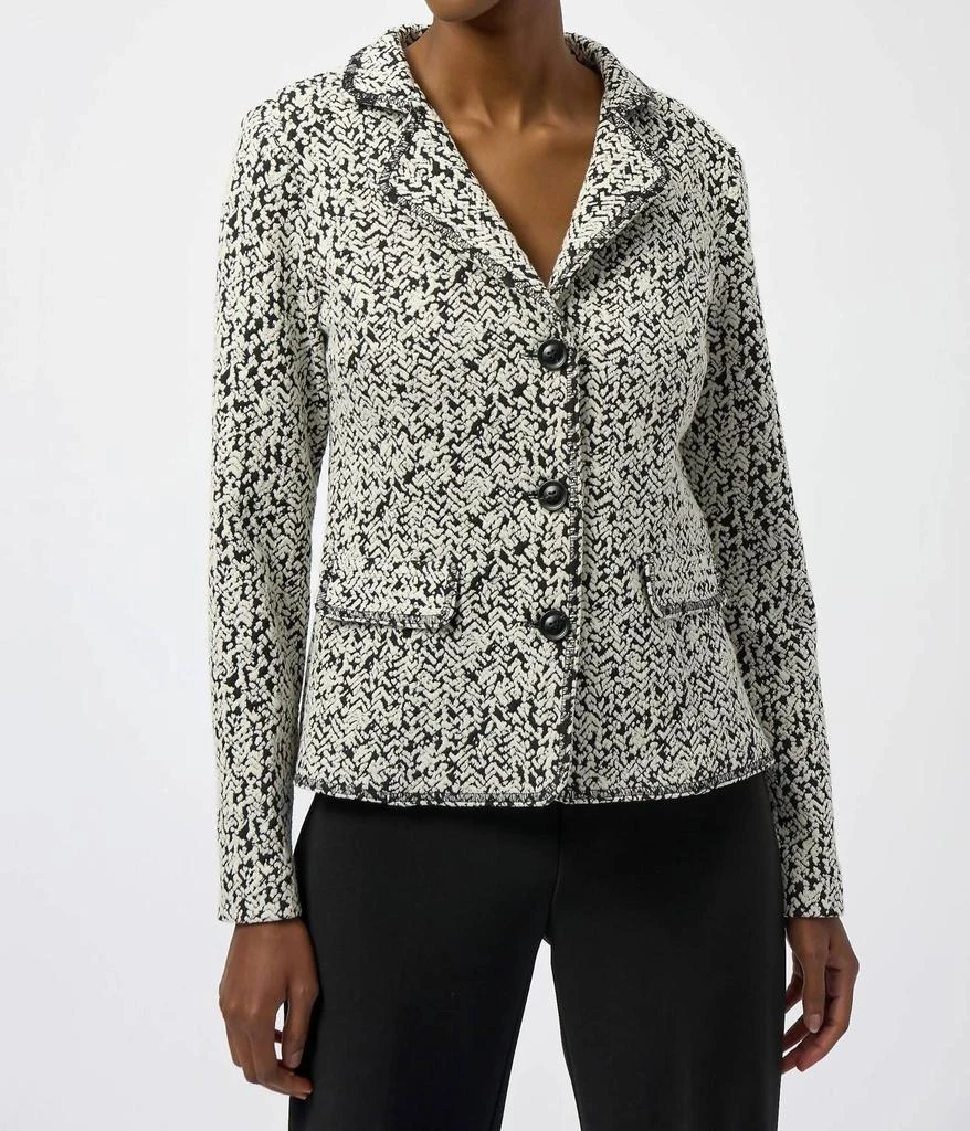 JOSEPH RIBKOFF Joseph Ribkoff - Abstract Jacquard Blazer