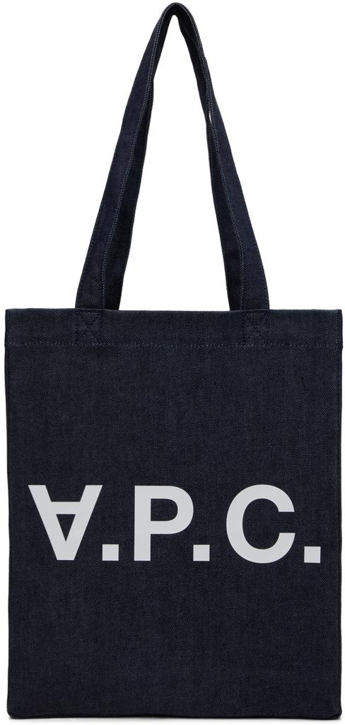 A.P.C. Indigo Laure Denim Tote