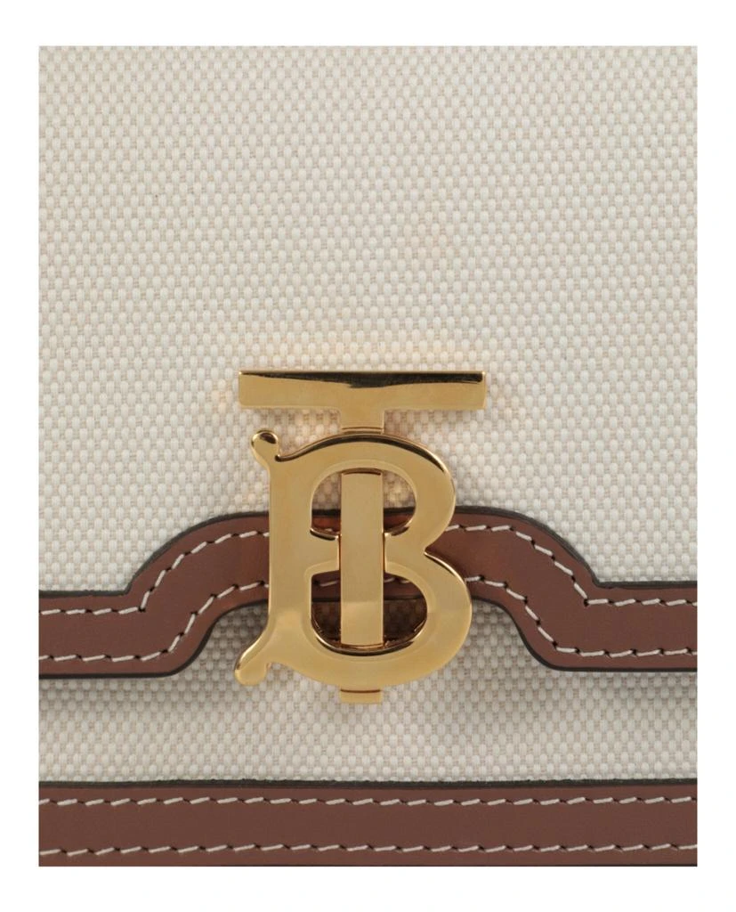Burberry Mini Leather-Trimmed Canvas Shoulder Bag 3
