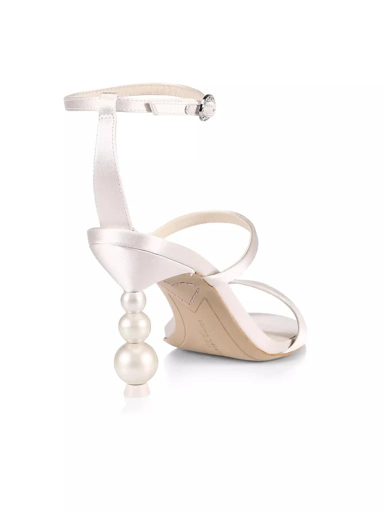 Sophia Webster Rosalind Pearl Mid-Heel Sandals 3