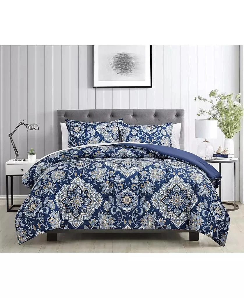 Sunham Classic Damask 3-Pc. Comforter Set, Exclusively at Macy’s 1