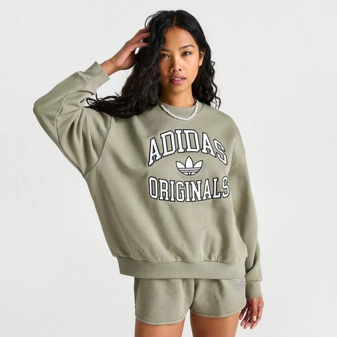 Adidas Women's adidas Originals Collegiate Crewneck Sweatshirt 3