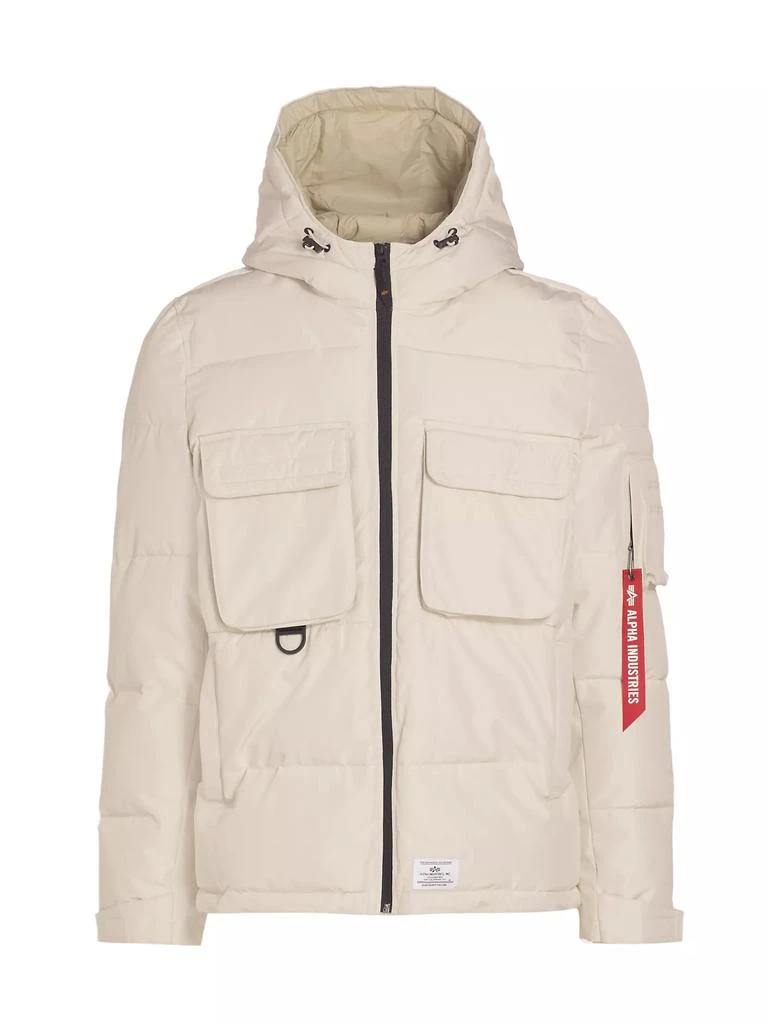 Alpha Industries Hooded Puffer Jacket 1