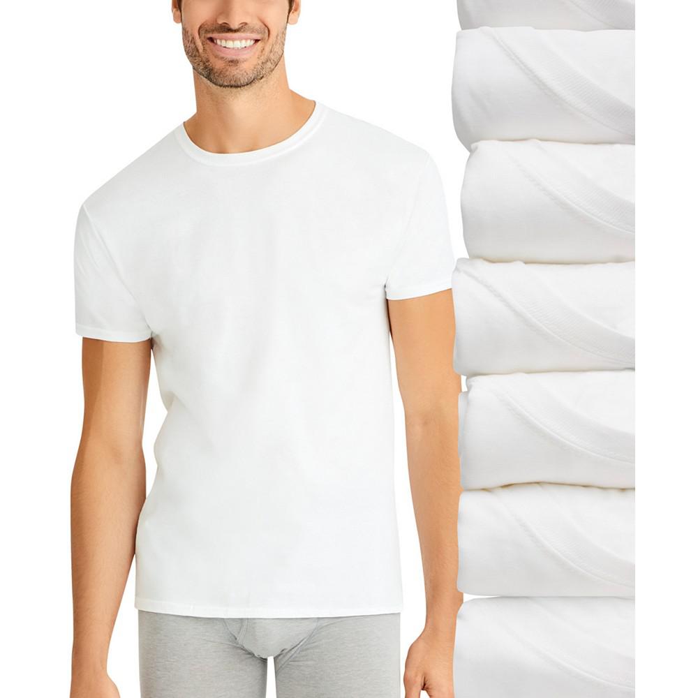 Hanes Men's Ultimate 6+1 Bonus-Pk. Moisture-Wicking T-Shirts