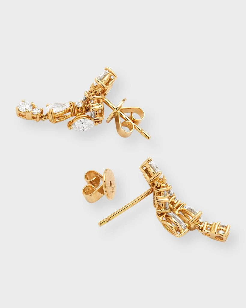 Anita Ko 18k Yellow Gold Diamond Maya Earrings 4