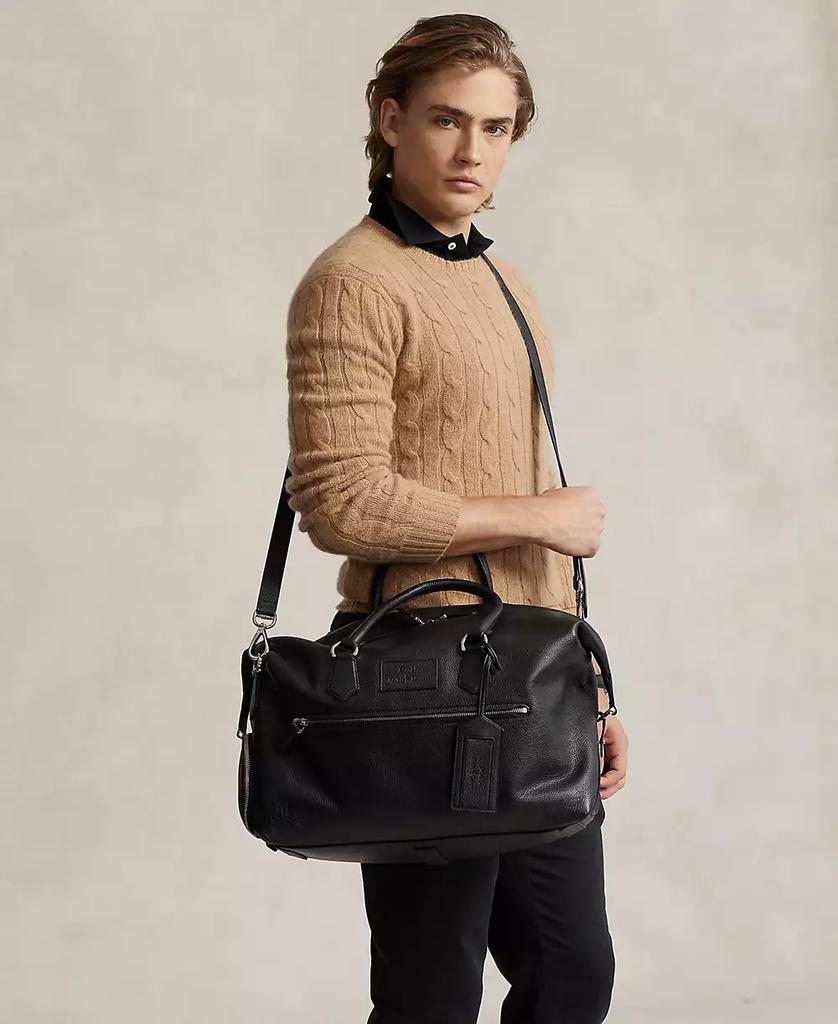 Ralph Lauren Men's Pebbled Leather Duffel